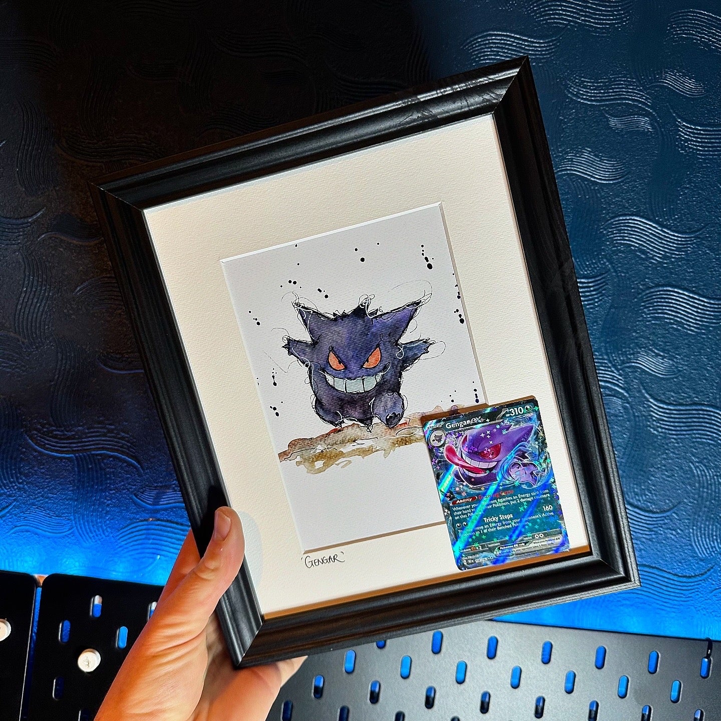 Gengar With Double Rare Holo Card