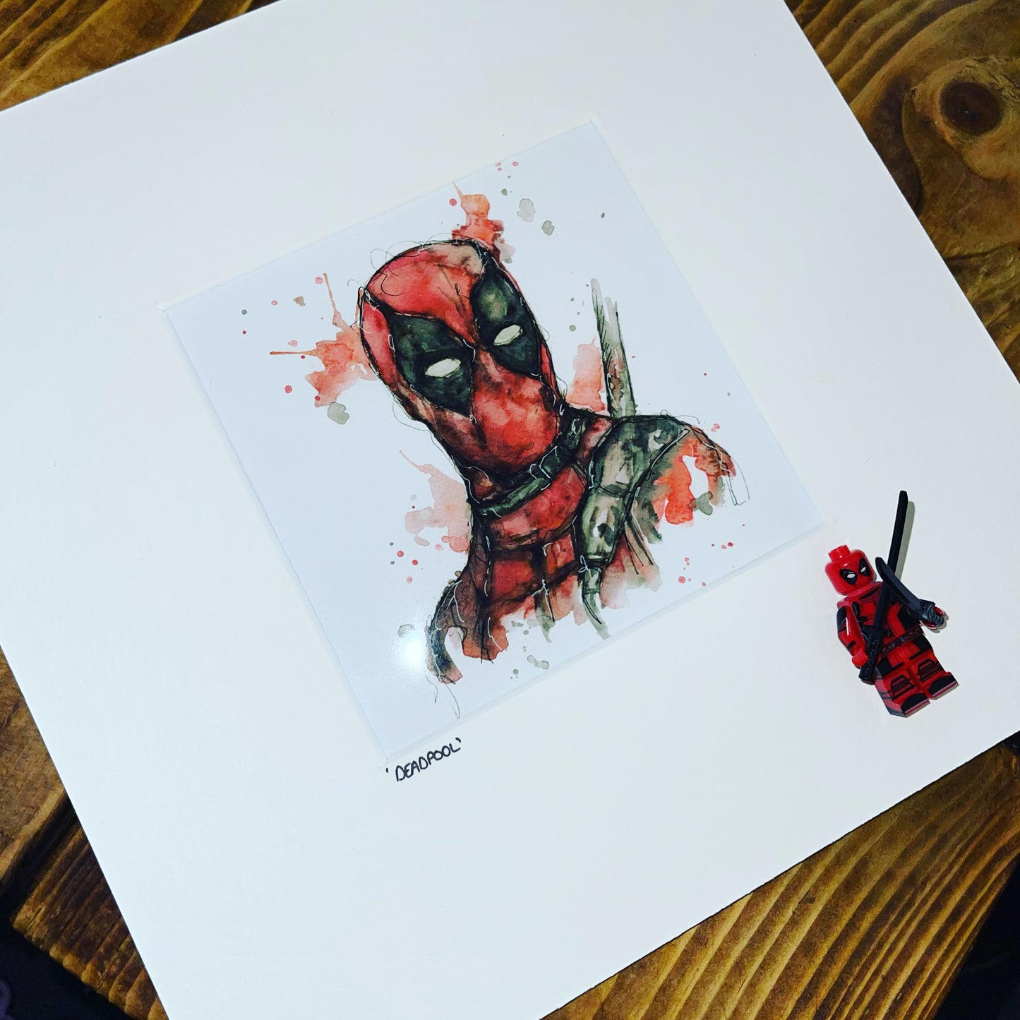 Deadpool with Minifigure