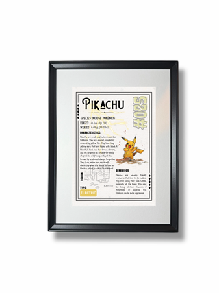 Pikachu Pokèdex Fact File