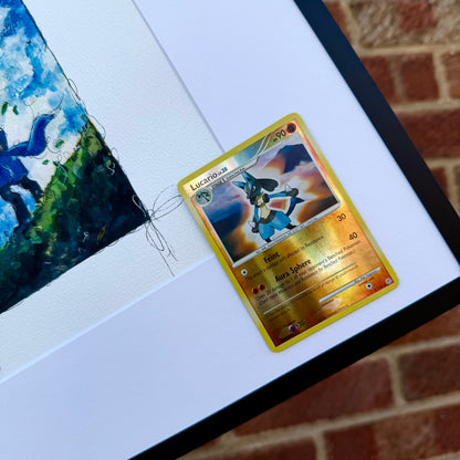 Lucario - Original Watercolour: The Pokèscape Collection