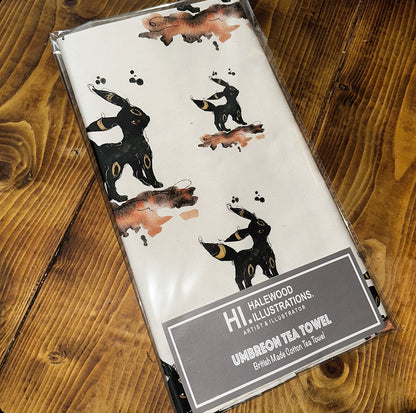 Umbreon Cotton Tea Towel