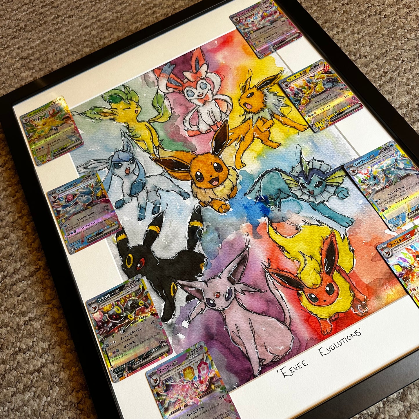 Limited Edition: A3 Eevee Evolutions with matching Terastal Festival EX Cards