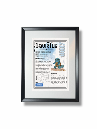 Squirtle Pokèdex Fact File