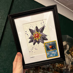 Starmie - Original Watercolour with 1995 Pokèmon Card