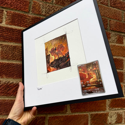 Vulpix - Original Watercolour: The Pokèscape Collection