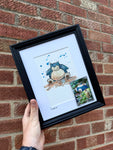 Snorlax - Original Watercolour with Art Rare Pokèmon Card