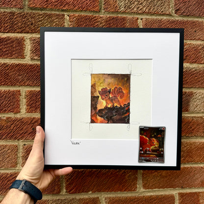 Vulpix - Original Watercolour: The Pokèscape Collection