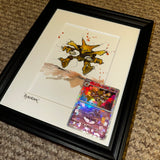 Alakazam - Original Watercolour With Reverse Holo Masterball