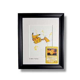 Lt. Surge’s Pikachu - Original Watercolour. The Gym Leader Collection