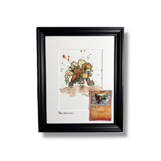 Baby Shiny Entei - Original Watercolour