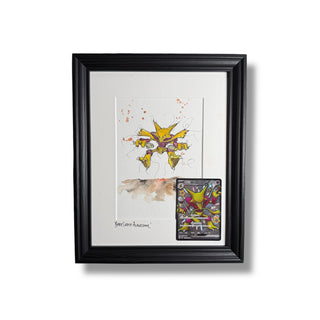 Baby Shiny Alakazam - Original Watercolour