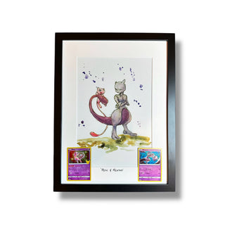 Mew & Mewtwo