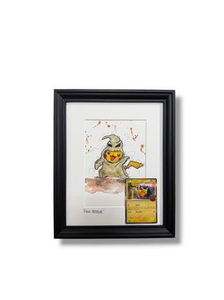 Pika-Boogie - Original Watercolour: The Spook-èmon Collection