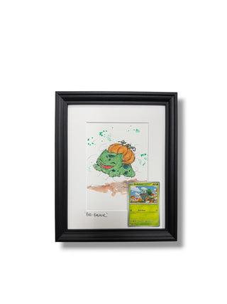 Boo-Basaur - Original Watercolour: The Spook-èmon Collection