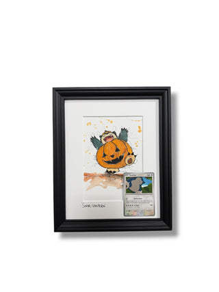 Snor-Lantern - Original Watercolour: The Spook-èmon Collection