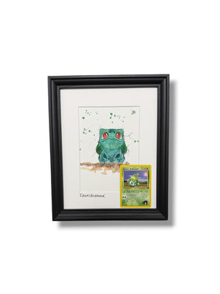 Erika’s Bulbasaur - Original Watercolour. The Gym Leader Collection