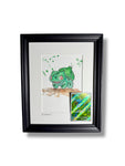 Bulbasaur - Original Watercolour with Art Rare Pokèmon Card