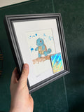 Squirtle - Original Watercolour with Art Rare Pokèmon Card