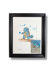 Squirtle - Original Watercolour with Art Rare Pokèmon Card
