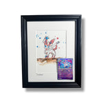 Sylveon - Original Watercolour With Reverse Holo Pokèball Card