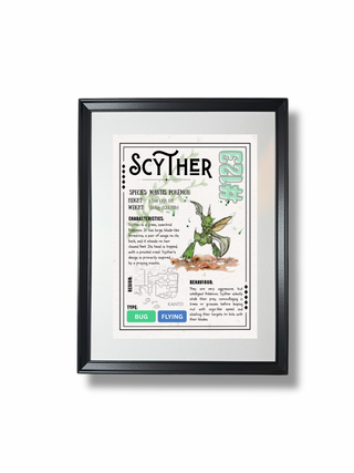 Scyther Pokèdex Fact File