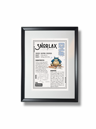 Snorlax Pokèdex Fact File