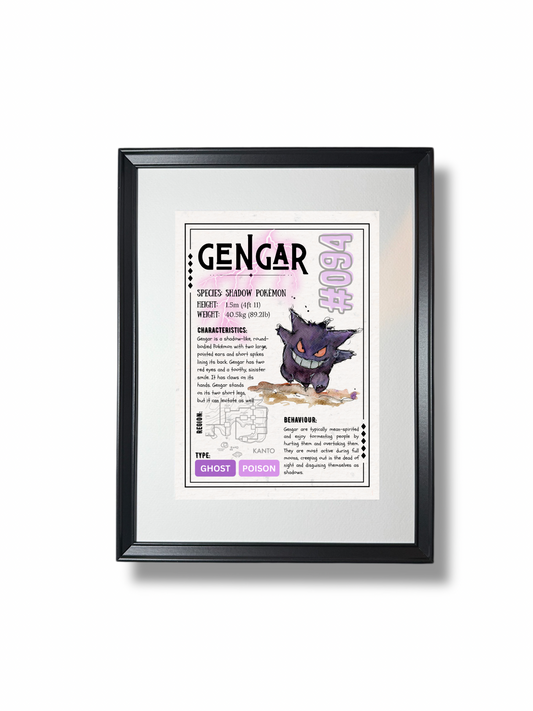 Gengar Pokèdex Fact File
