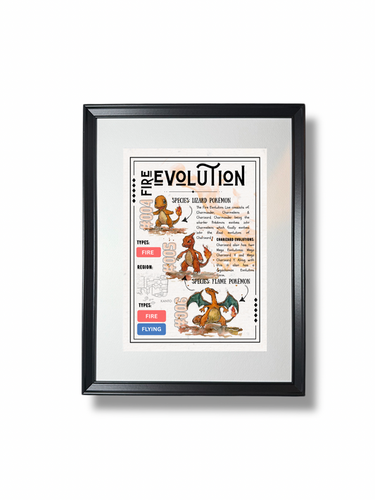 Fire Evolution Pokèdex Fact File