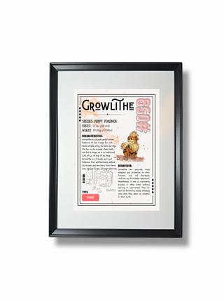 Growlithe Pokèdex Fact File