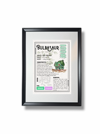 Bulbasaur Pokèdex Fact File