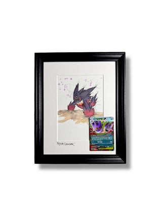 Mega Gengar - Original Watercolour