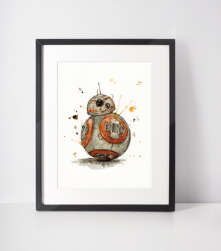BB8 - A4 Framed Print