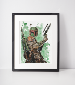 Boba Fett - A4 Framed Print