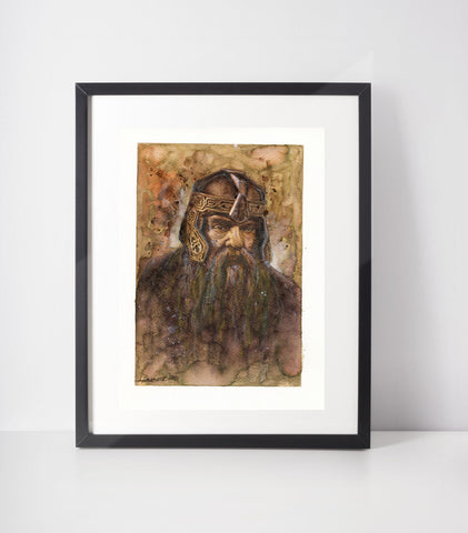 Gimli - A4 Framed Print