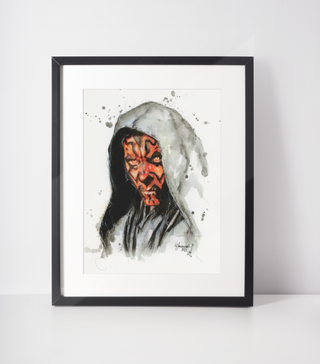 Darth Maul - A4 Framed Print