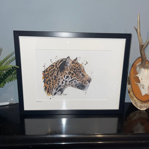 The Jaguar - Original Framed Watercolour