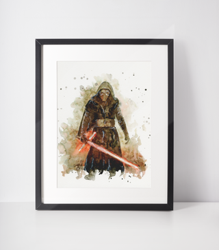 Kylo Ren - A4 Framed Print